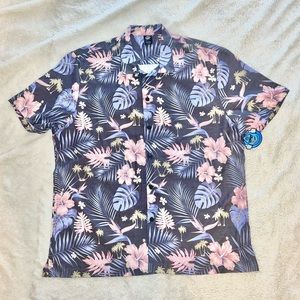 Neff - Hawaiian Poolside Button Up Shirt - NWT - Size XL